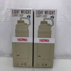 【新品】THERMOS サーモス 真空断熱スポーツボトル 1.0L 2本セット サンド SGAW10-9054