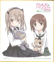 劇場配布 劇場版ガールズ＆パンツァー 島田フミカネ 描き下ろし複製ミニ色紙【愛里寿/みほ】 1週目