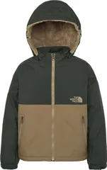 ザ・ノース・フェイス THE NORTH FACE アウトドア キッズ コンパクトノマドジャケット ジュニア 子供服 アウター パーカー 保温 撥水 防風 通学 外遊び 普段着 キャンプ シンプル フード取り外し可能  NPJ7 AC アルパイン×クラシックカ