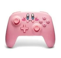 【新品】 PowerA ワイヤレスコントローラー for Nintendo Switch　星のカービィ ほおばり パワーエー ほしのかーびぃ ピンク 周辺機器