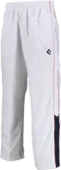コンバース CONVERSE バスケット ウォームアップパンツ サイドフルオープン ロングパンツ 長ズボン ボトムス ウォームアップ バスケ 防寒 保温 中学生 高校生 部活 チーム 練習 トレーニング  CB162501P 1129 ホワイト×ネイビー