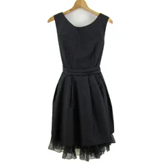 スナイデル ワンピース トップス ノースリーブ チュール ドレス レディース 1サイズ ブラック snidel 【中古】