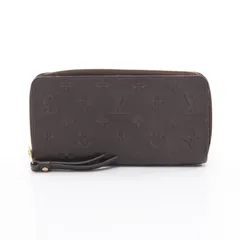 ルイ・ヴィトン LOUIS VUITTON ラウンド長財布 ジッピーウォレット モノグラムアンプラント テール M60548 テール レザー ジッピー・ウォレット レディース Used B