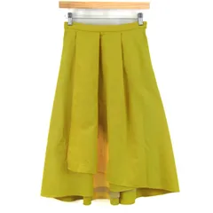 ルーニィ ロングスカート ボトムス フレア 日本製 レディース 36サイズ イエロー LOUNIE 【中古】