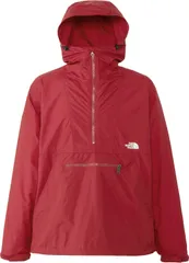 ザ・ノース・フェイス THE NORTH FACE アウトドア コンパクトアノラック Compact Anorak メンズ ハーフジップ ウインドブレーカー トップス ウェア フード ロゴ 撥水 防風 ポケット 静電ケア  NP22333 IR アイアンレッド