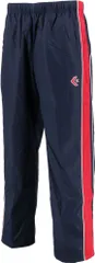 コンバース CONVERSE バスケット ウォームアップパンツ メンズ レディース 男性 女性 長ズボン ボトムス ロング丈 裾ボタン 裏起毛 撥水 透湿 練習 トレーニング 部活動 クラブ チーム  CB182112P 2964 ネイビー×レッド
