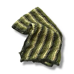 インポートラグ マルチクロス グラニーニット ヴィンテージ 大判 【縦164cm×横80cm】