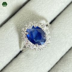 34-09】サファイア ダイヤモンド リング 1.92ct D0.43ct - メルカリ