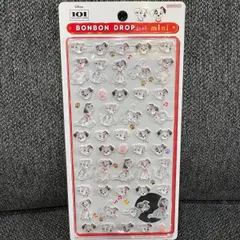 ボンボンドロップシール mini 101匹わんちゃん ダルメシアン ディズニー ぷっくり立体 シール デコ 手帳 正規品