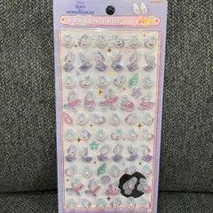 ボンボンドロップシール ミニ ヤングオイスター アリス 不思議の国のアリス ディズニー ぷっくり立体 キラキラ 正規品 新品