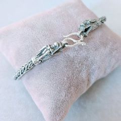 ヴンテージギリシャ製スターリングシルバーラムスヘッドブレスレット ヴンテージギリシャ製スターリングシルバーラムスヘッドブレスレット