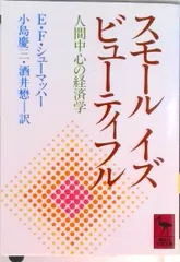 スモ-ル・イズ・ビュ-ティフル 人間中心の経済学/講談社/E・F・シュマッハ-(文庫)