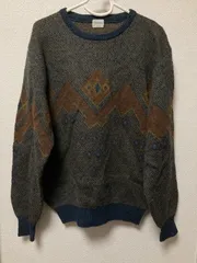 ニットトレーナー　ネイビー　L