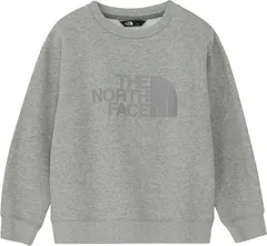 ザ・ノース・フェイス THE NORTH FACE アウトドア キッズ スウェットグラフィッククルー 子供 ジュニア 長袖 トップス 裏起毛 秋 冬 厚手 普段着 部屋着 ブランドロゴ入り おでかけ リブ袖  NTJ62561 Z ミックスグレー