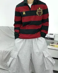 ポロラルフローレン エンブロイダード 刺繍 ラグビー pk M