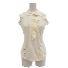 アディダス バイ ステラマッカートニー adidas by Stella McCartney Tシャツ ノースリーブ 36 ロゴ 白 ホワイト /AE ■GY53