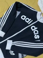 adidas ブラック トラックジャージ ジャージ (ヴィンテージ)