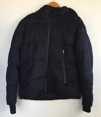 ZARA パファージャケット レディース ネイビー 3032202512130015