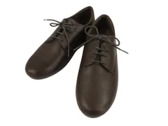 アシックス asics pedala ペダラ レースアップシューズ レザー ブラウン 茶色 22.5cm 靴