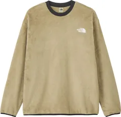 ザ・ノース・フェイス THE NORTH FACE アウトドア バーサミッドクルー メンズ 長袖 ロングスリーブ トップス フリース 普段使い 保温 クルーネック シンプル セットアップ リラックス 部屋着 ウェア  NA72480 MR マッシュルーム