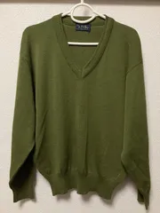 美品　カーディガン　グリーン　M