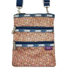 ⭐️希少⭐️LeSportsac レスポートサック ショルダーバッグ ナイロン LIBERTY ART FABRICS リバティ・アート・ファブリックス 花柄 ネイビー ピンク