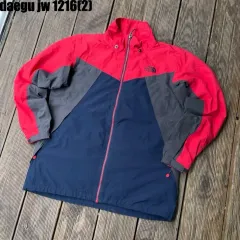 THE NORTH FACE ザノースフェイス ウィンドブレーカー ジャケット レッド/ネイビー/グレー M