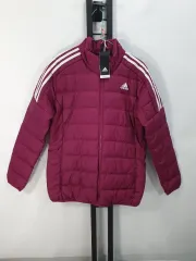 アディダス ESSENTIALS エッセンシャルズ 軽量 ダウン ジャケット バーガンディ xl 新品 商品