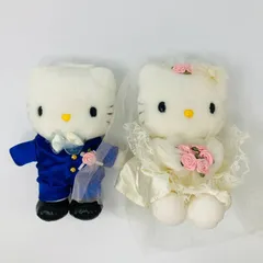 セット エイコー デラックス サンリオ ウェディング ドール キティ ダニエル 2体 ぬいぐるみ 白 ホワイト / SANRIO EIKOH