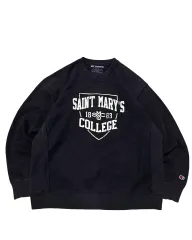 チャンピオン リバースウィーブ ブラック スウェット