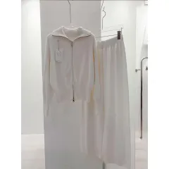 (サンプル特価) 114 ニットセットアップ - アイボリー ベージュ グレー ブラック