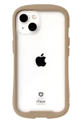 iFace Reflection iPhone 13 ケース クリア 強化ガラス (ベージュ)【アイフェイス アイフォン 13 カバー 透明 耐衝撃 米国MIL規格取得 ストラップホール付き】 [iPhone 13専用・ベージュ]