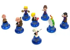 【中古】小物(キャラクター) 全8種セット プレイ! スヌーピー ハンドベル(ブルー) 「PEANUTS(SNOOPY)」 2004年 PEPSI Twist キャンペーン品のサムネイル