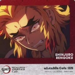 【中古】コースター 煉獄槇寿郎 コースター 「劇場版 鬼滅の刃 無限列車編 上映四周年記念 炎柱・煉獄杏寿郎カフェ×ufotable Cafe×マチ★アソビCAFE×ufotable DINING×ufotable CINEMA」 対象ドリンク注文特典 前半