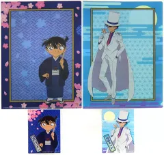 【中古】クリアファイル 江戸川コナン/怪盗キッド A4クリアファイル＆ブロマイドコレクション 「セガラッキーくじ 名探偵コナン -和collection-」 和 六等