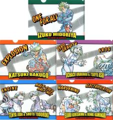 【中古】クリアファイル 全5種セット オリジナルA4クリアファイル 「僕のヒーローアカデミア THE MOVIE ヒーローズ：ライジング×ローソン」 対象商品購入特典