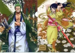 【中古】クリアファイル ゾロ十郎A/お菊 A4クリアファイルセット(2枚セット) 「一番くじ ワンピース ワノ国編～第一幕～」 H賞 