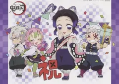 【中古】マグカップ・湯のみ 集合 紙製ランチョンマット 「鬼滅の刃 ufotable Cafe/マチ★アソビCAFE 胡蝶しのぶ 誕生祭2021」 特別メニュー注文特典