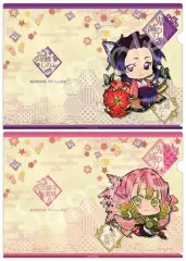【中古】クリアファイル 胡蝶＆甘露寺(誕生花ver.) A4クリアファイルセット 「鬼滅の刃」