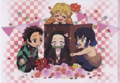 【中古】クリアファイル 集合 A4クリアファイル 「鬼滅の刃×ufotable cafe 竈門禰豆子誕生祭2020」