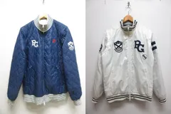 パーリーゲイツ PEARLY GATES PERTEX ゴルフウェア 4way リバーシブル ブルゾン ジャケット ベスト 4 ネイビー/白ホワイト 中綿 袖取外し可 ダブルジップ 正規品