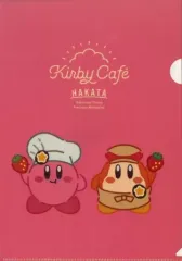 【中古】クリアファイル カービィ＆ワドルディ(てんいんさん) クリアファイル 「星のカービィ カービィカフェ」 博多限定