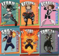 【中古】クリアファイル 全6種セット オリジナルA4クリアファイル 「僕のヒーローアカデミア×ローソン」 対象商品購入特典