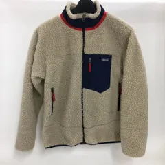 02w21350 patagonia パタゴニア  ボアジャケット RETRO-X キッズ レトロX  ベージュ XL  ベトナム製 レディース  アウター  ポリエステル  STY65625FA18  【中古品】