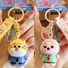「2個セット」Disney ズートピア フラッシュ＆クロウハウザー キーホルダー ストラップ