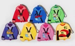 【中古】キーホルダー・マスコット(キャラクター) 全7種セット 「おそ松さん どてら型ラバーマスコット」