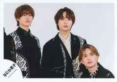 【中古】生写真(ジャニーズ) なにわ男子/大西流星・高橋恭平・大橋和也/横型・上半身/シングル「The Answer / サチアレ」MV＆ジャケ写オフショット/公式生写真