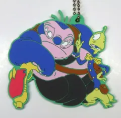 【中古】キーホルダー ジャンバ博士＆プリークリー みんな集まれ! ラバーチャームコレクション 「一番くじ リロ＆スティッチ ～のんびりまったりサマー～」 H賞