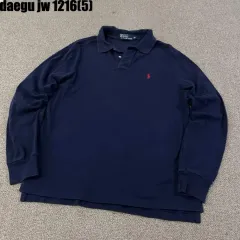 ポロ ラルフローレン ネイビー 長袖 ポロTシャツ XL 1216
