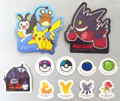 【中古】シール・ステッカー 集合(ピカチュウ＆エモンガ＆デデンネ他) ステーショナリーコレクション(ステッカー11枚セット) 「2025 Pokemon Collection くじ ～Let’s Go for a Walk!～」 H賞